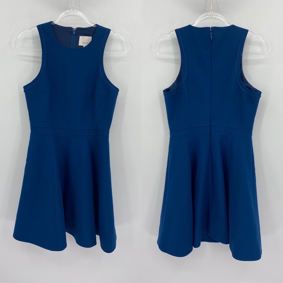 Cinq a Sept Araceli Sleeveless Stitch Dress blue - Picture 7 of 14